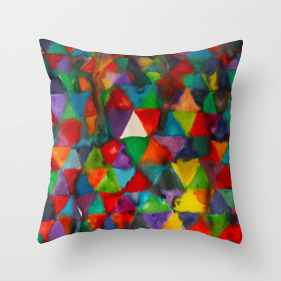 Triangles Throw Pillow