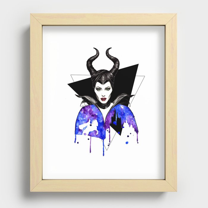 Maleficent Recessed Framed Print