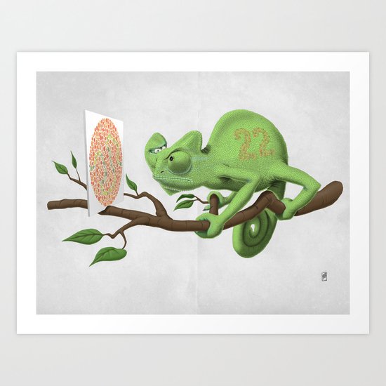 Can't See It Myself (Wordless) Art Print