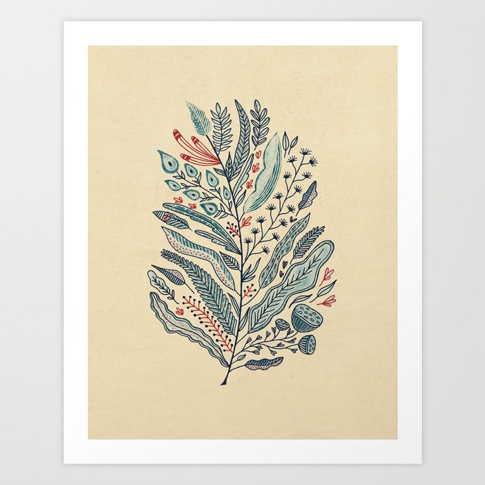 Turning Over A New Leaf Art Print