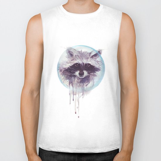 Hello Raccoon! Biker Tank
