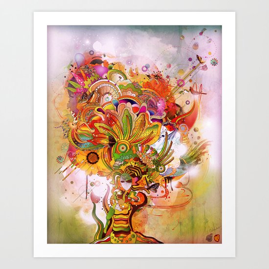 Botanical Dimensions Art Print