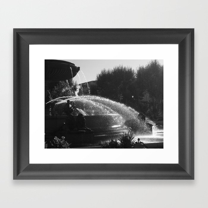 la fontaine de jouvence Framed Art Print