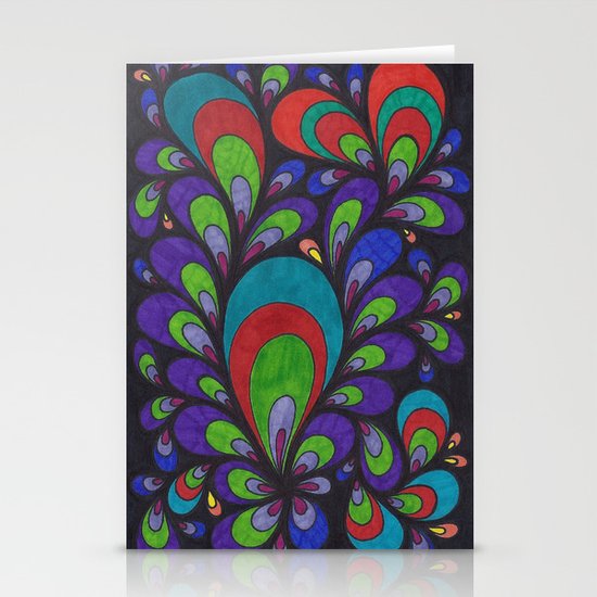 Peacock-ish Stationery Cards