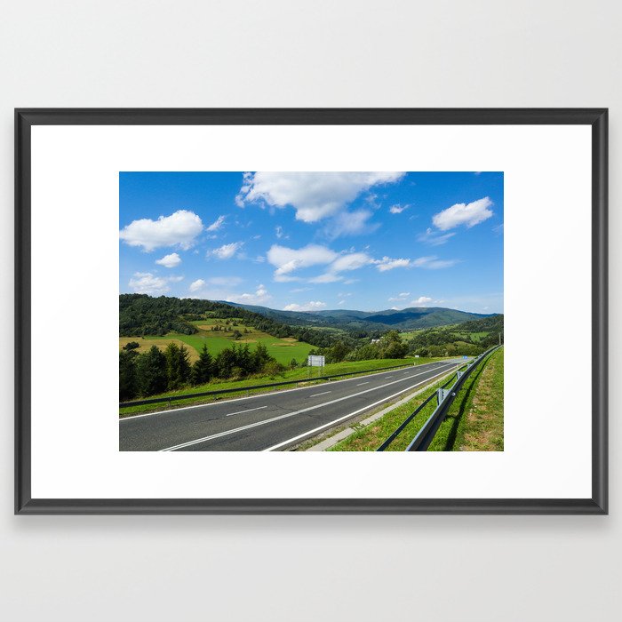 road to nowhere Framed Art Print