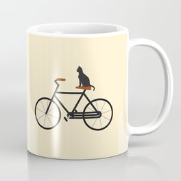 Cat Riding Bike Mug