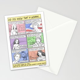 Women's History Month Stationery Cards