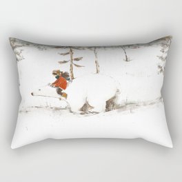 Polar Ride Rectangular Pillow