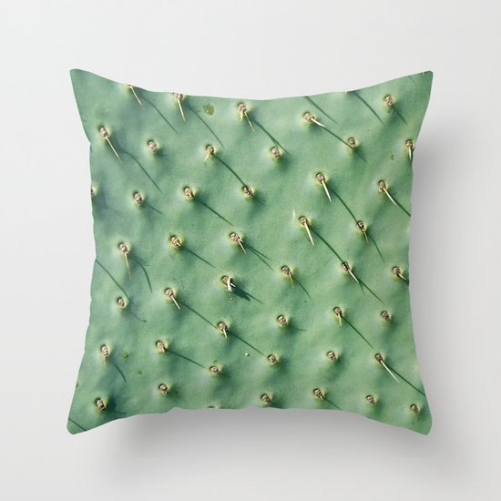 Cactus spikes Throw Pillow