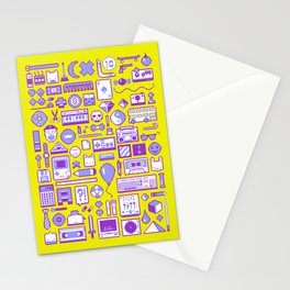"Childhood Memories" pixel art poster Stationery Cards