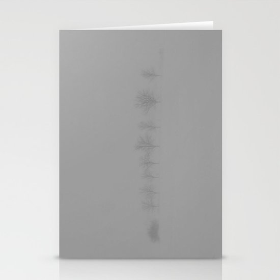 Trees in the Snow Stationery Cards