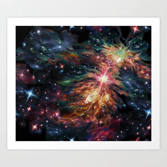 Galaxy Art Print
