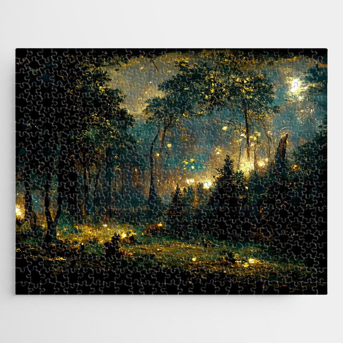 Walking through the fairy forest Jigsaw Puzzle