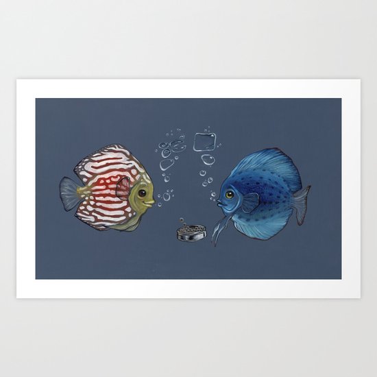 Paper Rock Scissors Art Print