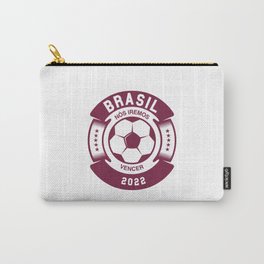 Brasil football support, soccer lovers gift Carry-All Pouch