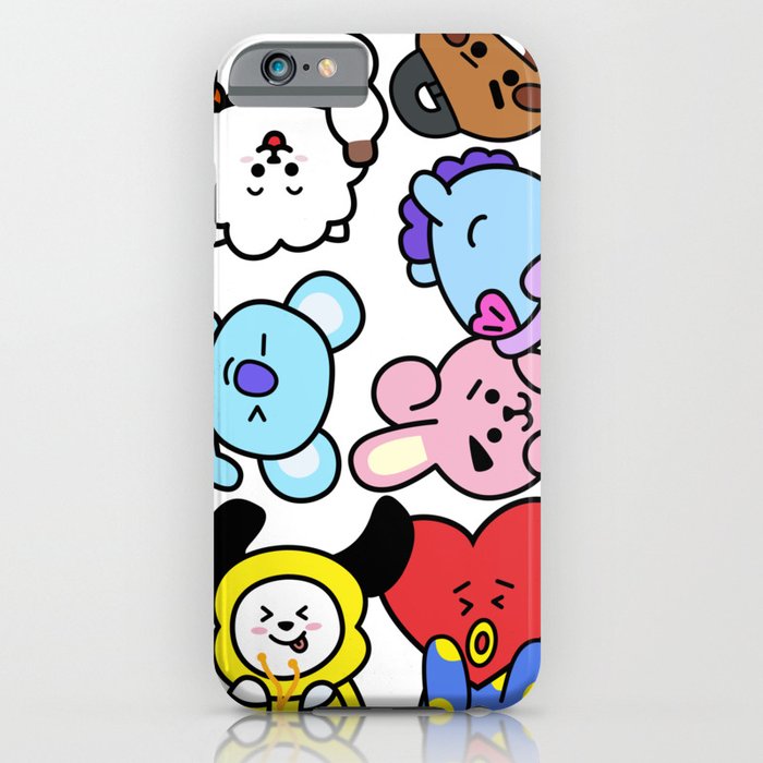 bt21 bts run episode 33 inspired iphone case