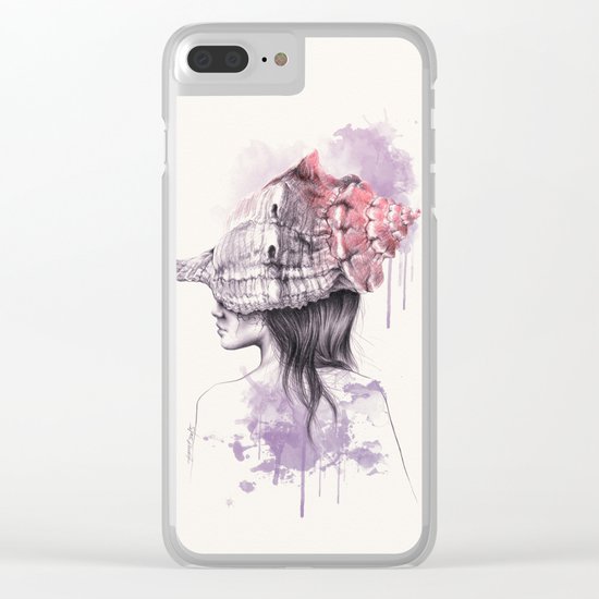 Inside my shell Clear iPhone Case