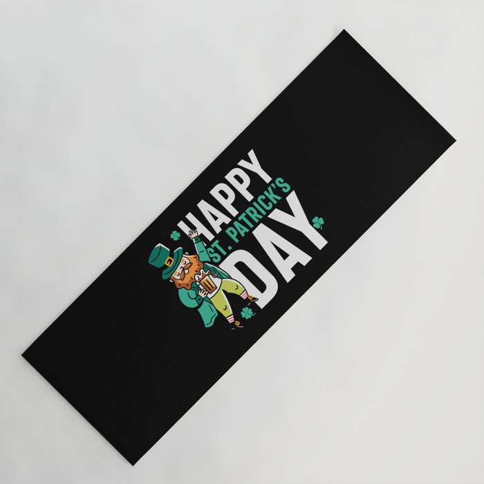 Happy St Patrick's Day Yoga Mat