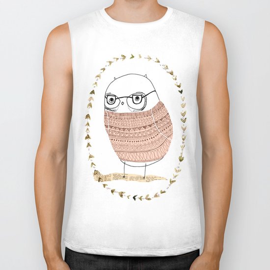 Owl Biker Tank