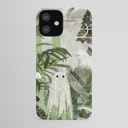 There's A Ghost in the Greenhouse Again iPhone Case | Plants, Nature, Exotic, Abandoned, Building, Flowers, Creepy, Ghosts, Haunted, Painting 