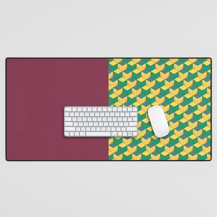 Giyu Tomioka´s kimono design pattern Desk Mat