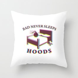 EYE STUNNING EFFECT OVER BAD BOY'S BED - I'M HIGH Throw Pillow