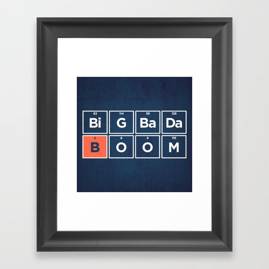 Boron Framed Art Print