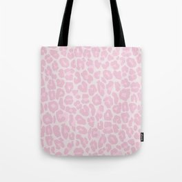 Leopard in Pink Tote Bag