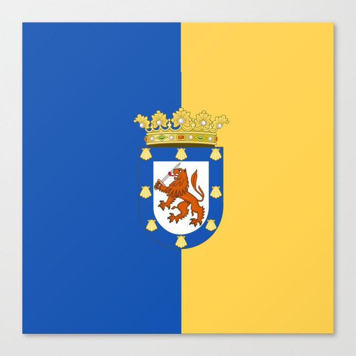 flag of santiago de Chile Canvas Print