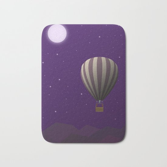 TRAVEL TO THE MOON Bath Mat