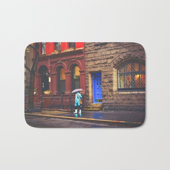 New York City Rainy Afternoon Bath Mat