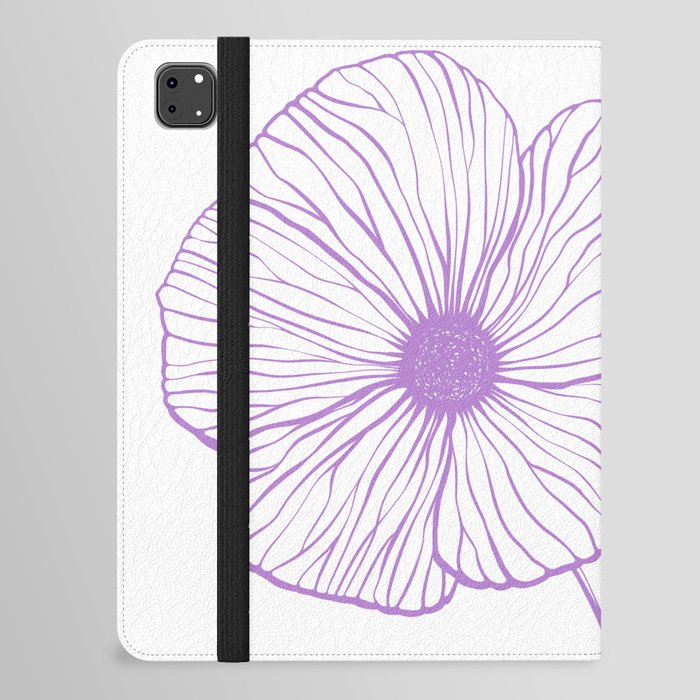 Flowers in Light Purple iPad Folio Case