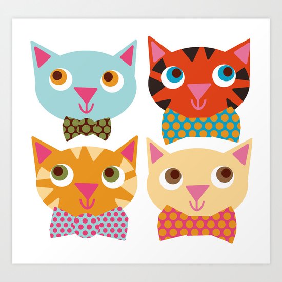 Cats Art Print