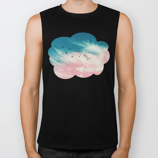 EVENING BIRDS Biker Tank