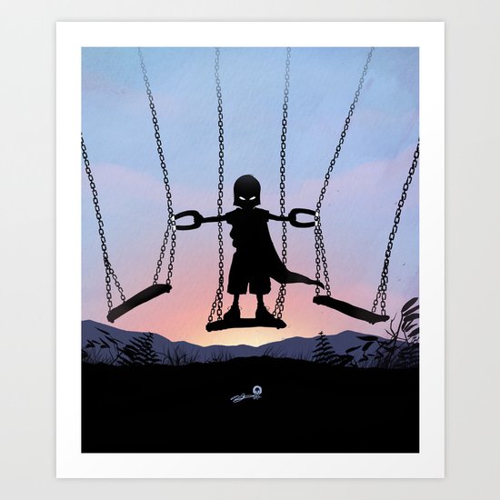 Magneto Kid Art Print