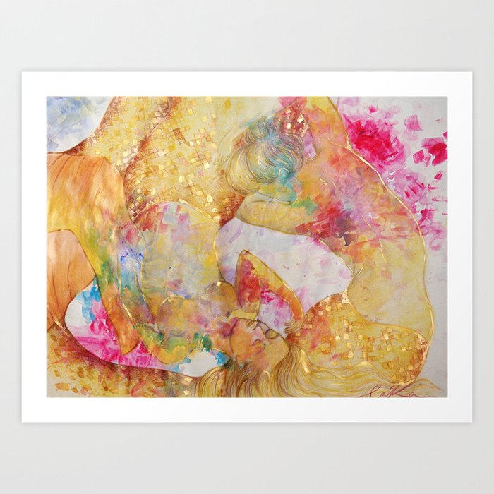 El Oro del Mar Art Print