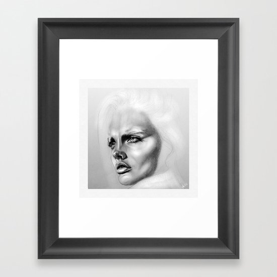 + DEEP + Framed Art Print