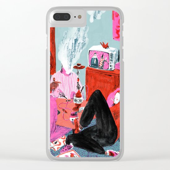 Bums (Lost Time) Clear iPhone Case