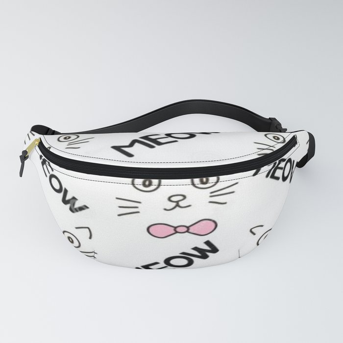 Cat Meow Meow Fanny Pack