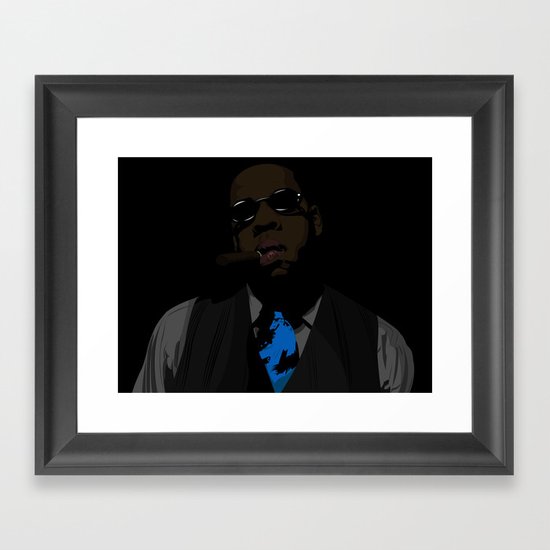 Jay-Z Framed Art Print
