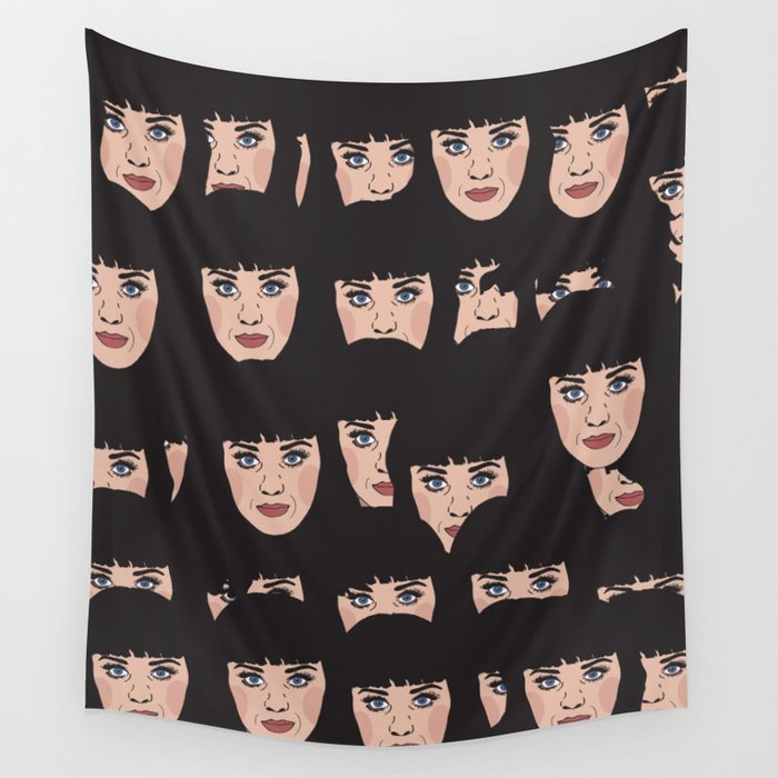 KatyPerry Faces Wall Tapestry