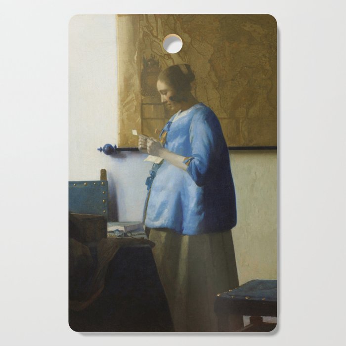 johannes vermeer paintings Cutting Board