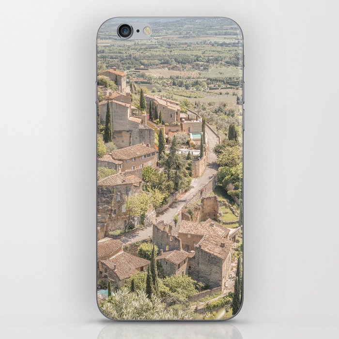 Gordes Medieval Village Photo | South of France Travel Photography Art Print | Provence Houses Landscape iPhone Skin
