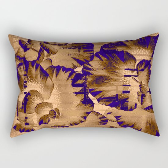 flowers through a pane Rectangular Pillow