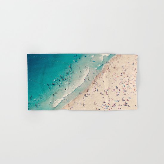 beach love V Hand & Bath Towel