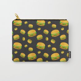 Cool and fun yummy burger pattern Carry-All Pouch | Beef, Food, Seeds, Salad, Delicious, Meat, Pattern, Bun, Fastfood, Sesame 