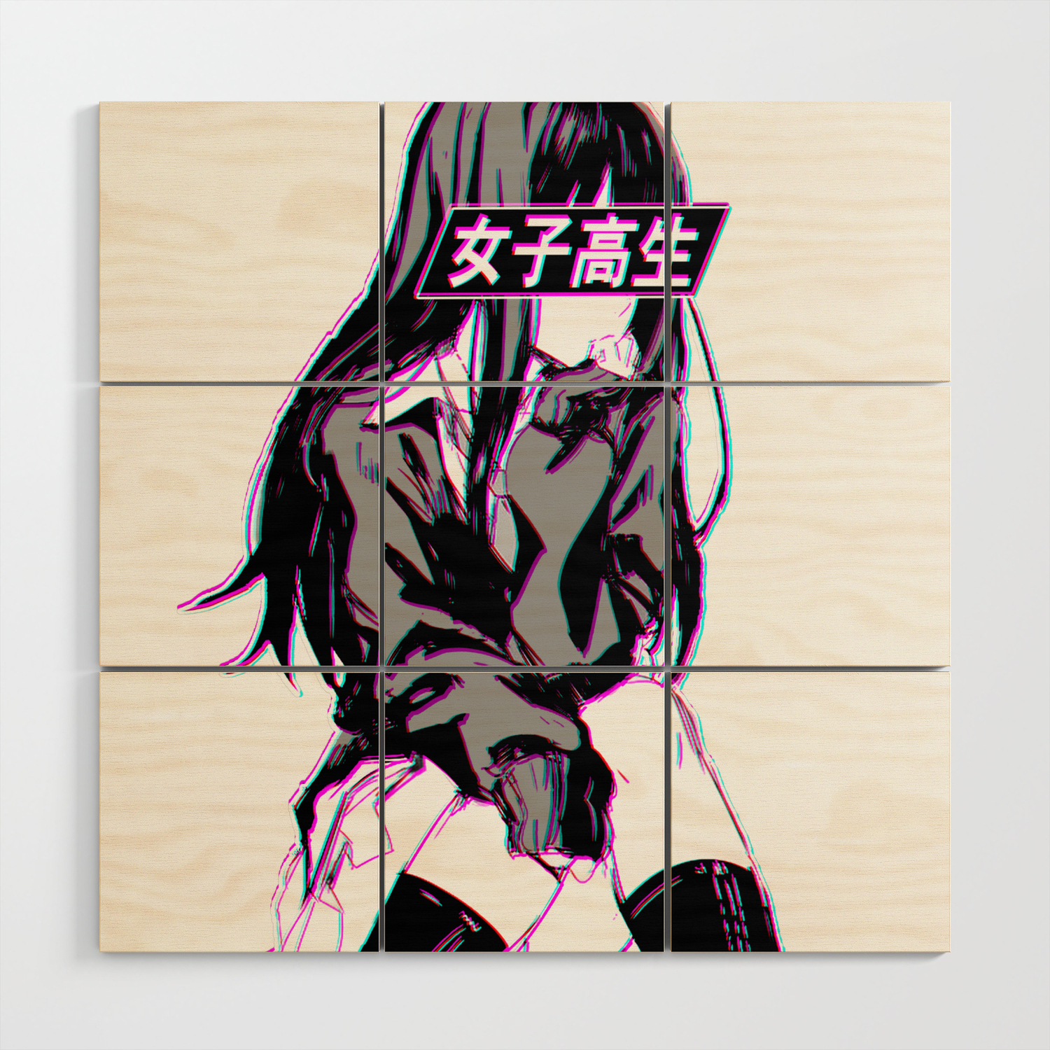 Schoolgirl Sad Japanese Anime Aesthetic Wood Wall Art By Poser Boy Society6 Schoolgirl Sad Japanese Anime Aesthetic Wood Wall Art By Poser Boy Society6
