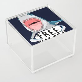 Free kisses (shark version) Acrylic Box