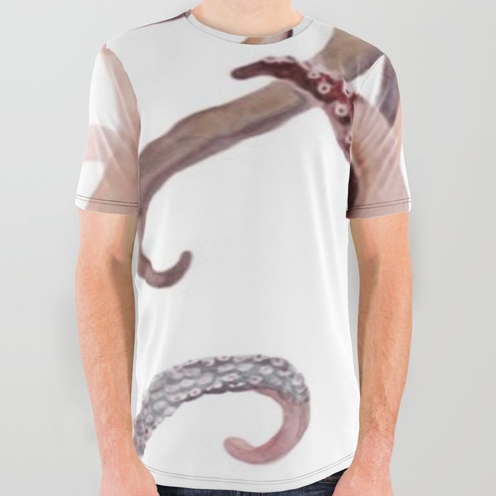 Big octo All Over Graphic Tee