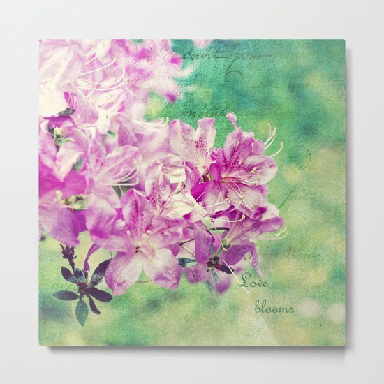 Love Blooms Metal Print